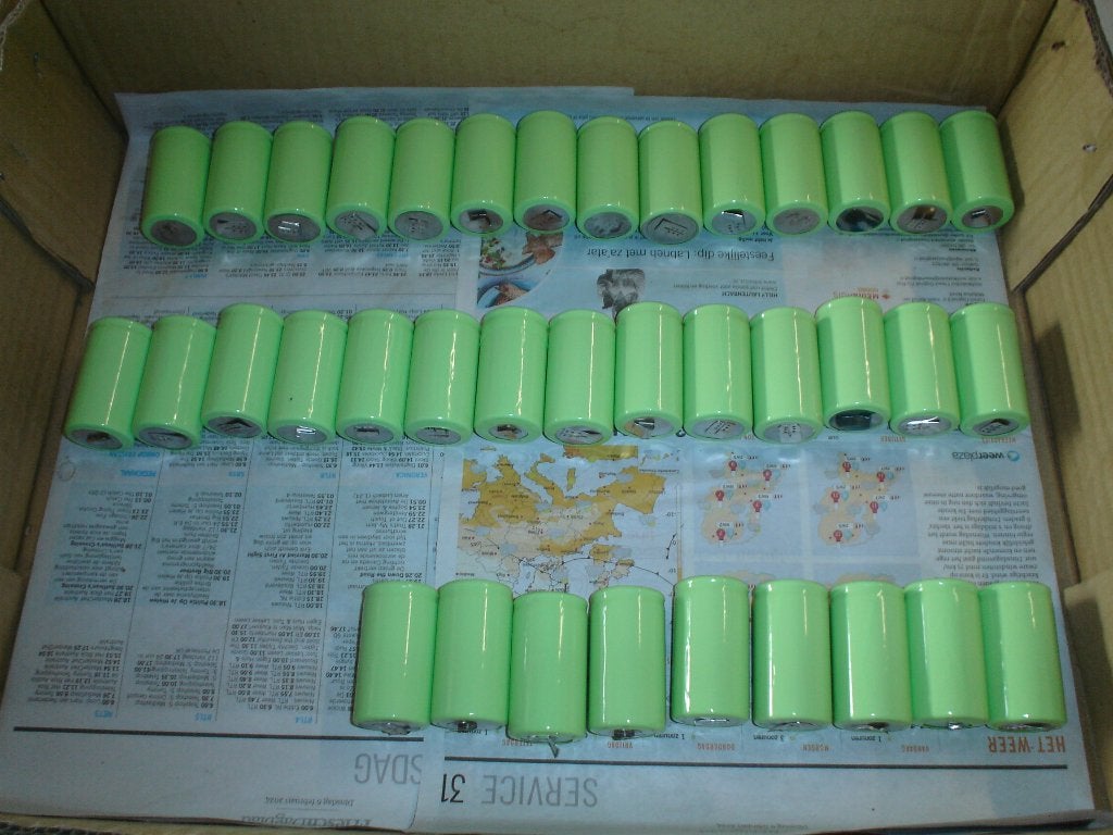 fiets accu cellen banaan accu cellen 24 Volt, Ophalen of Verzenden, Zo goed als nieuw