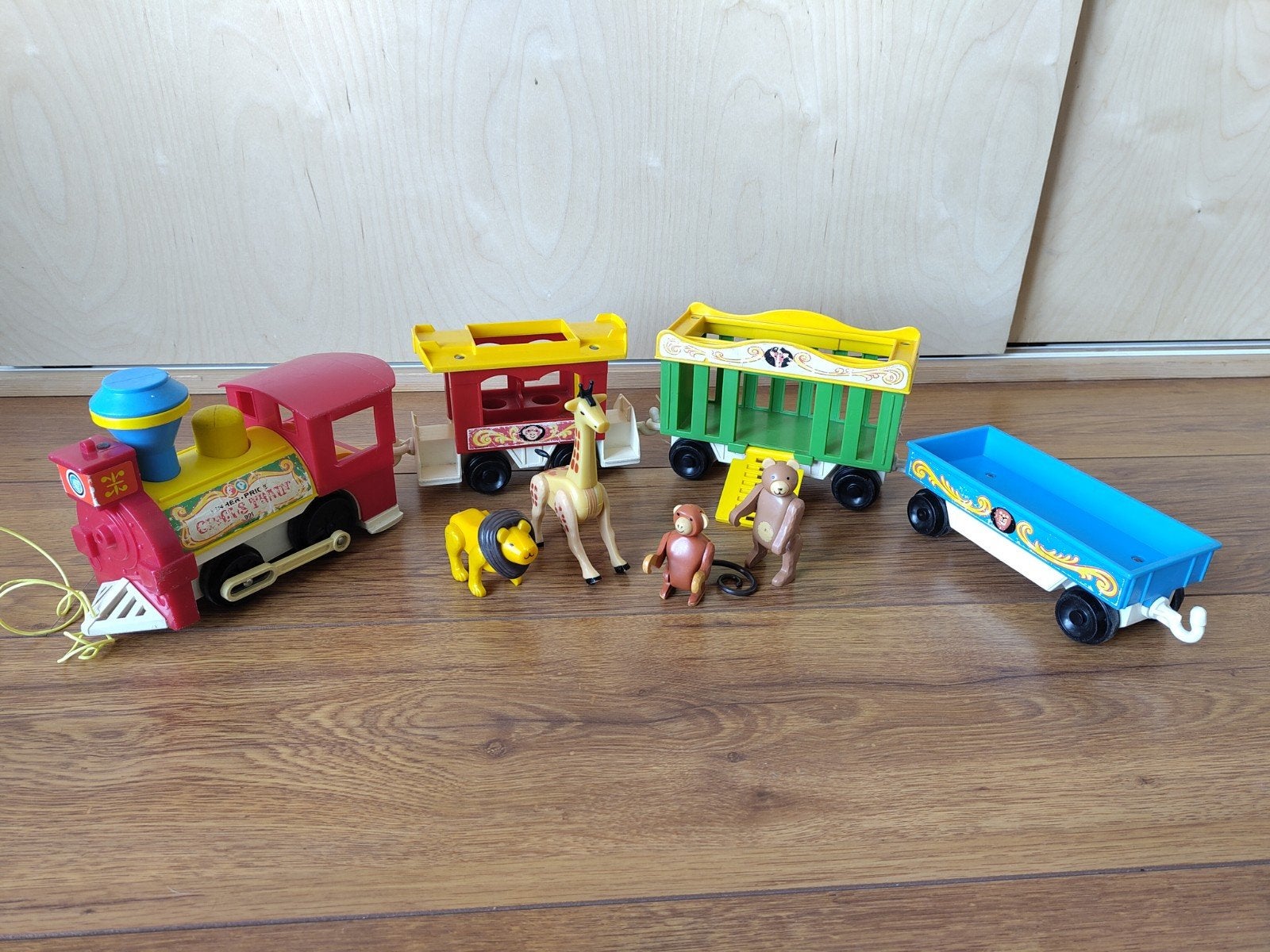Fisher Price Circus Trein met Dieren, Ophalen of Verzenden, Gebruikt, Speelset