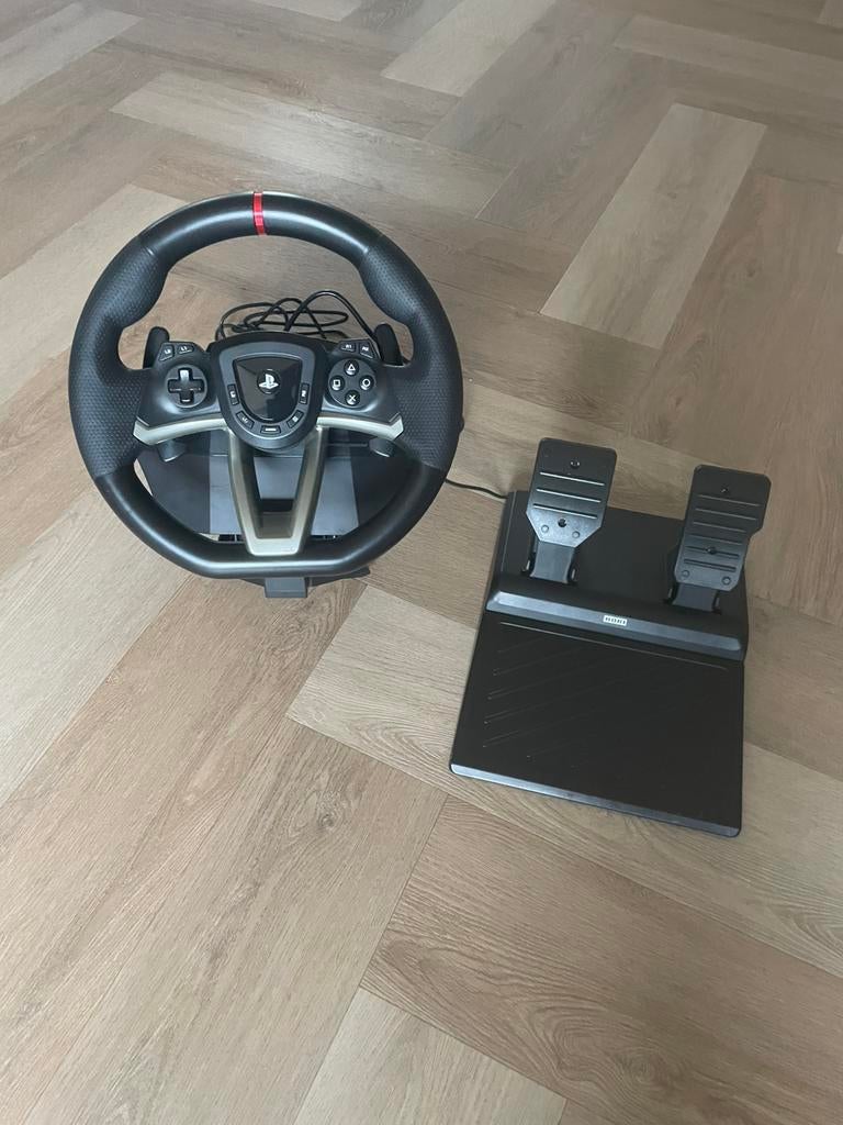 Playstation stuur + gaspendaal, Spelcomputers en Games, Ophalen of Verzenden, Zo goed als nieuw, Stuur of Pedalen, PlayStation 4