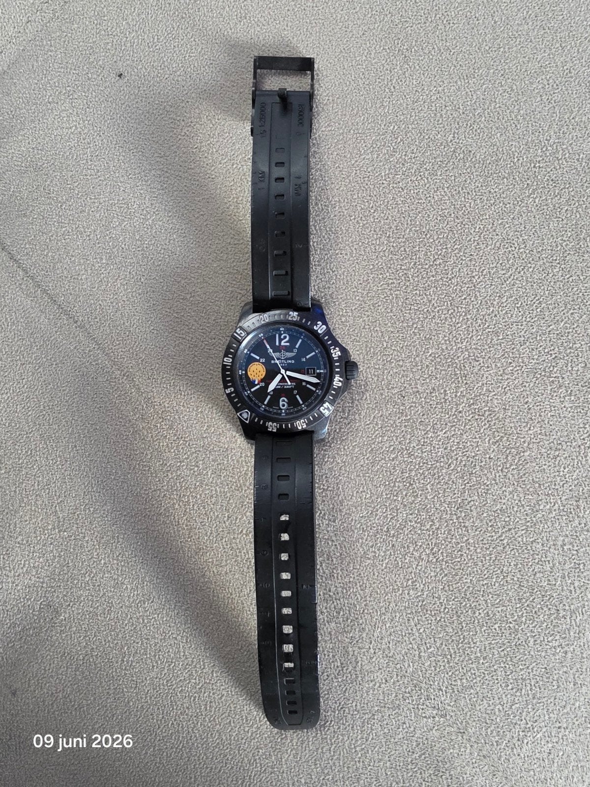 Breitling sky racer full set., Ophalen, Breitling, Polshorloge, Overige materialen