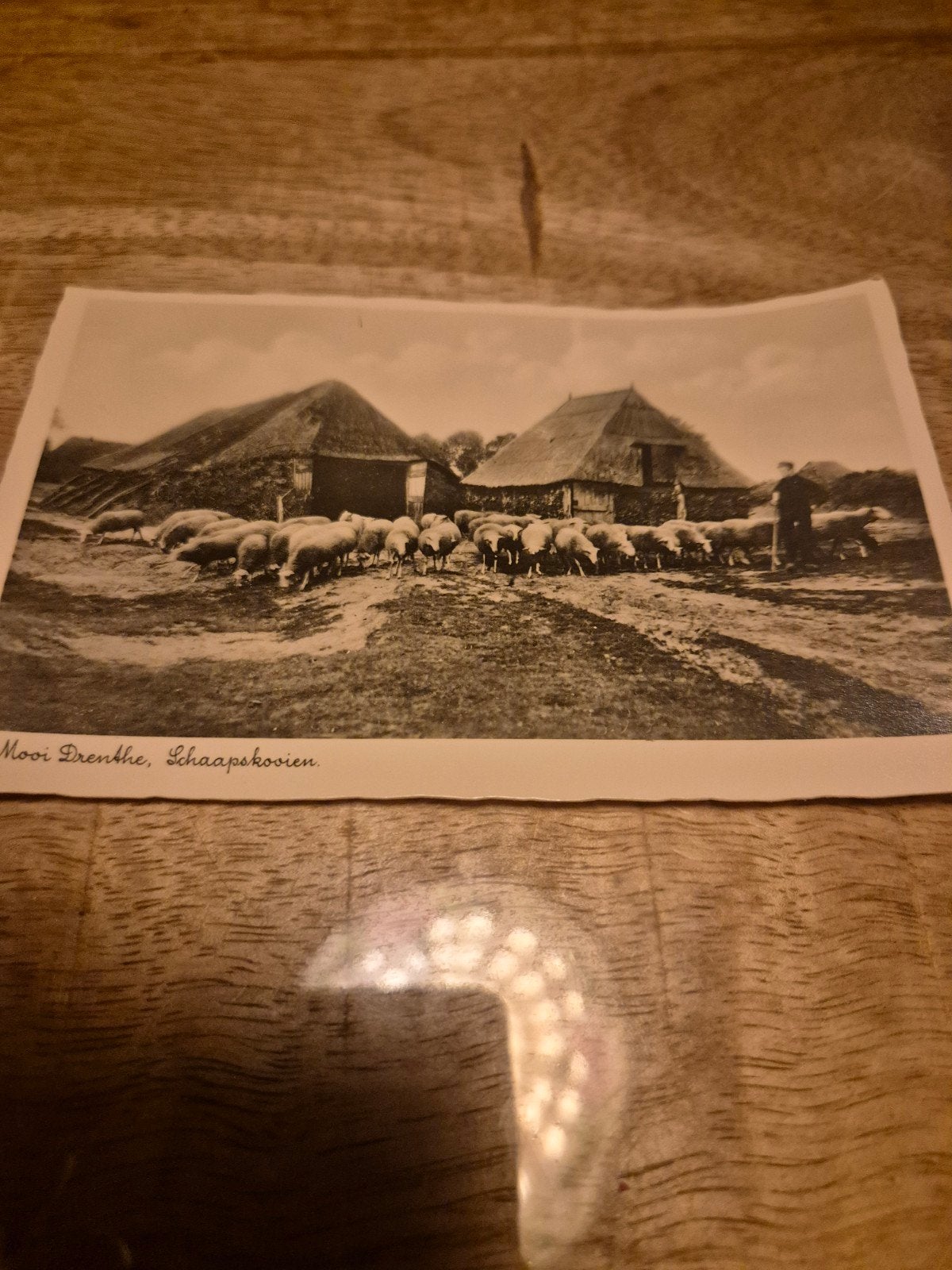 Oude ansichtkaart Schaapskooi Drenthe, Verzamelen, Ophalen of Verzenden