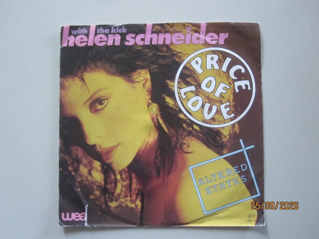 HELEN SCHNEIDER -  price of love - vinyl 7", Gebruikt, 7 inch, Ophalen of Verzenden, Rock en Metal