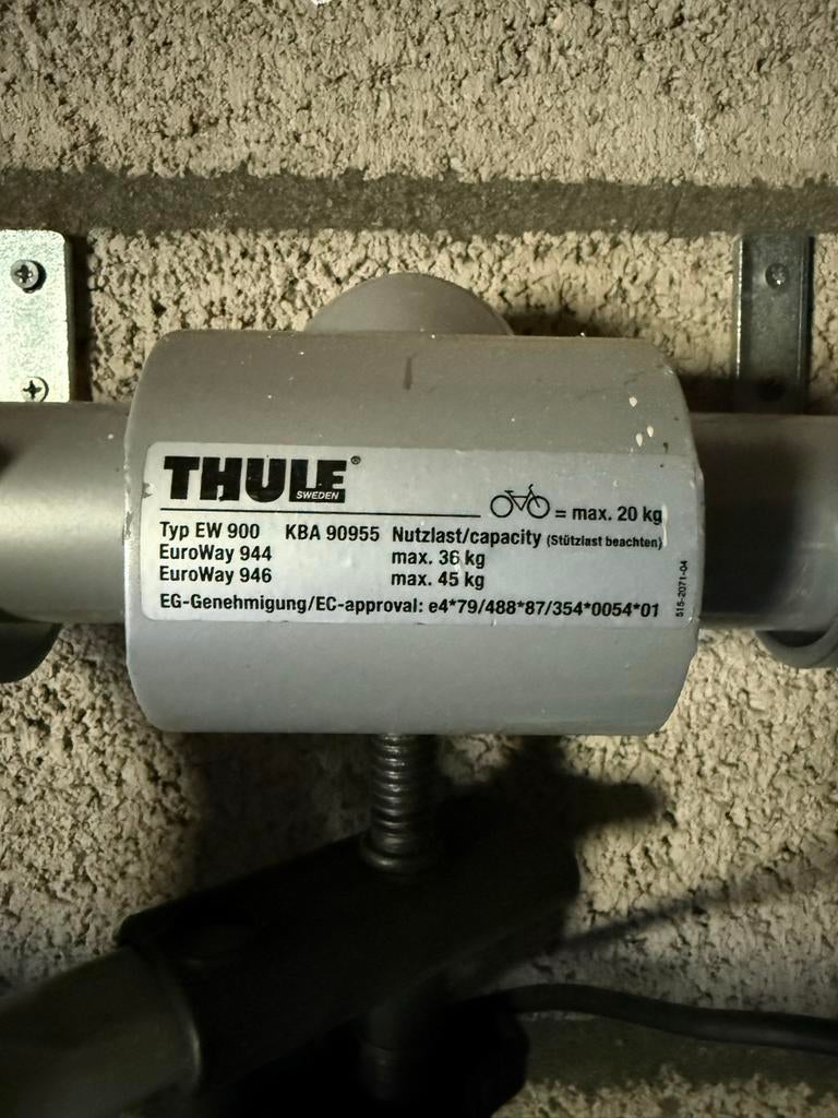 Thule EuroWay EW900 fietsendrager voor 2 fietsen, Ophalen, Gebruikt