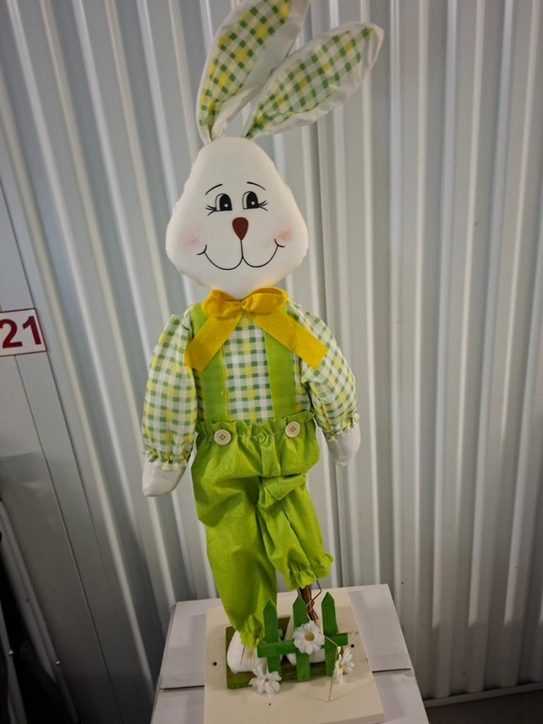 Pinksteren koopje konijn boerderij tuinfiguur 80 cm hoog, Tuin en Terras, Tuinbeelden, Ophalen of Verzenden, Overige materialen