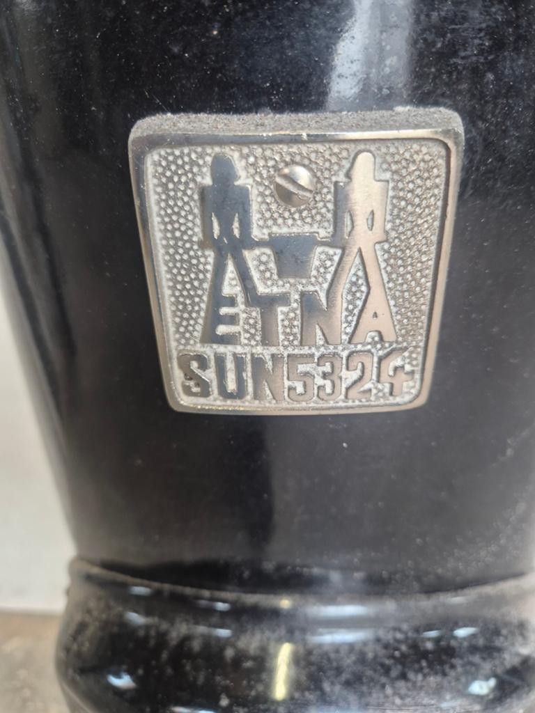 Antieke Etna SUN532G Kolenkachel - Zwart, Vrijstaand, Gebruikt, Overige brandstoffen, Ophalen of Verzenden, Vrijstaand