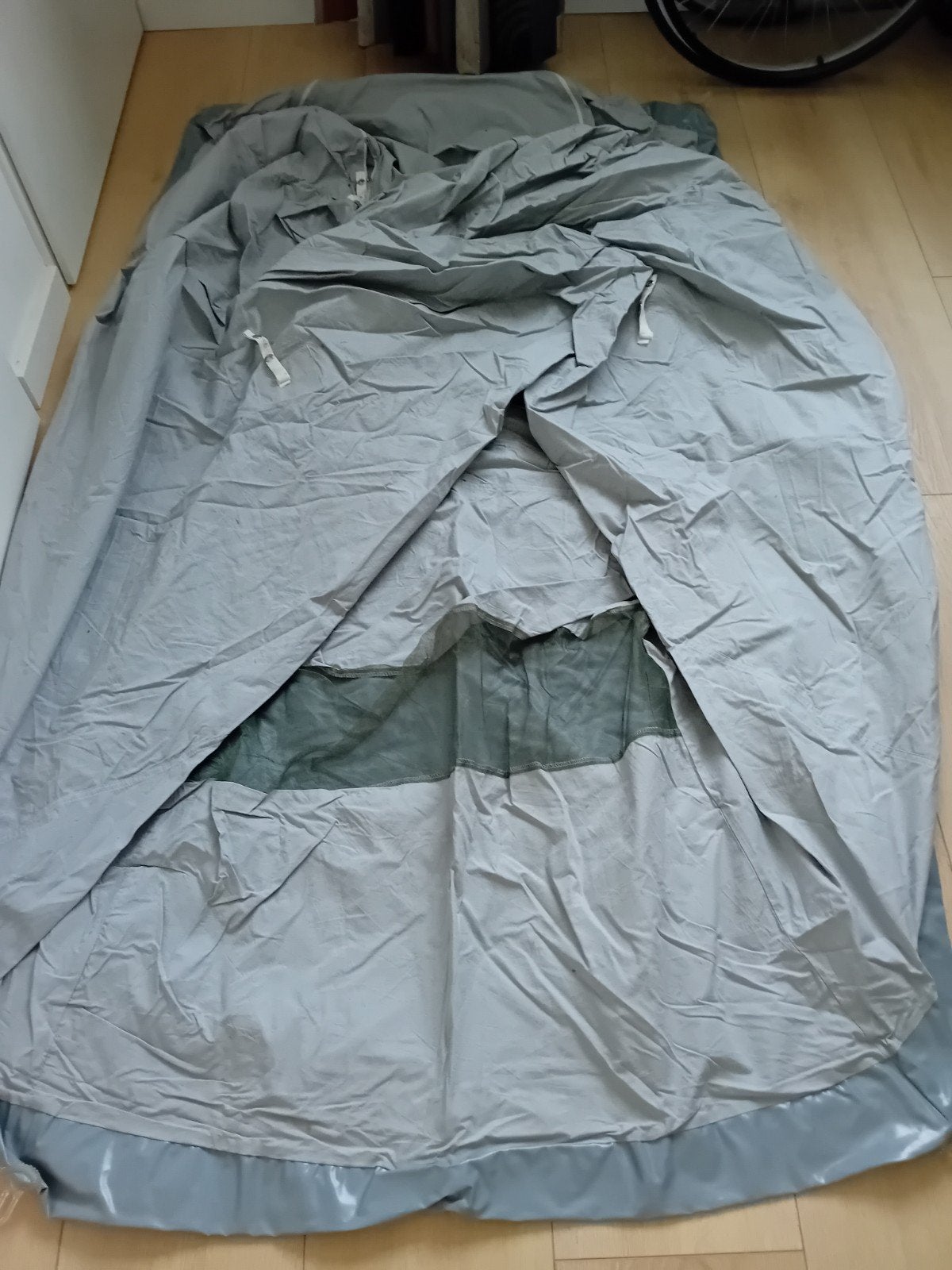 ondertent, Ophalen