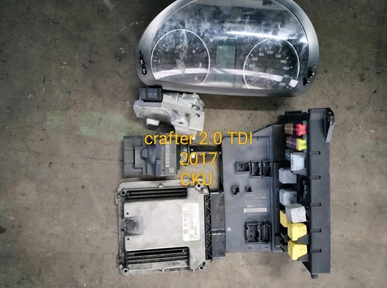 computer starterset vw crafter 2.0 TDI  CKU, Ophalen of Verzenden, Gebruikt, Volkswagen