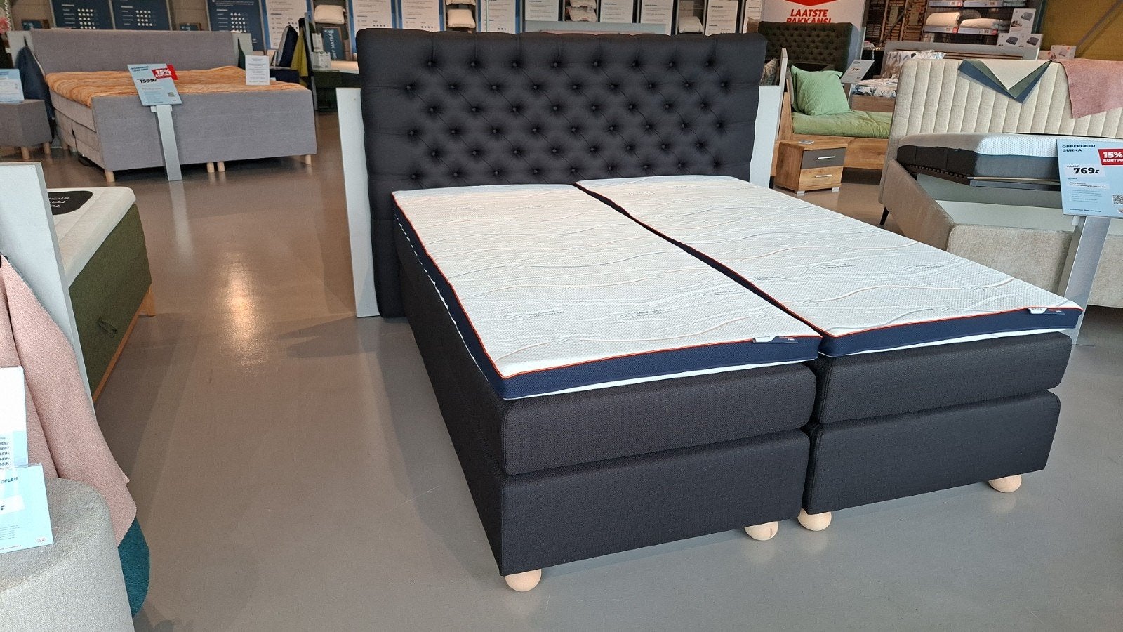 BEDDENREUS MAASTRICHT UITVERKOOP ELITE 180X210, Ophalen, Trendy, 180 cm, 210 cm