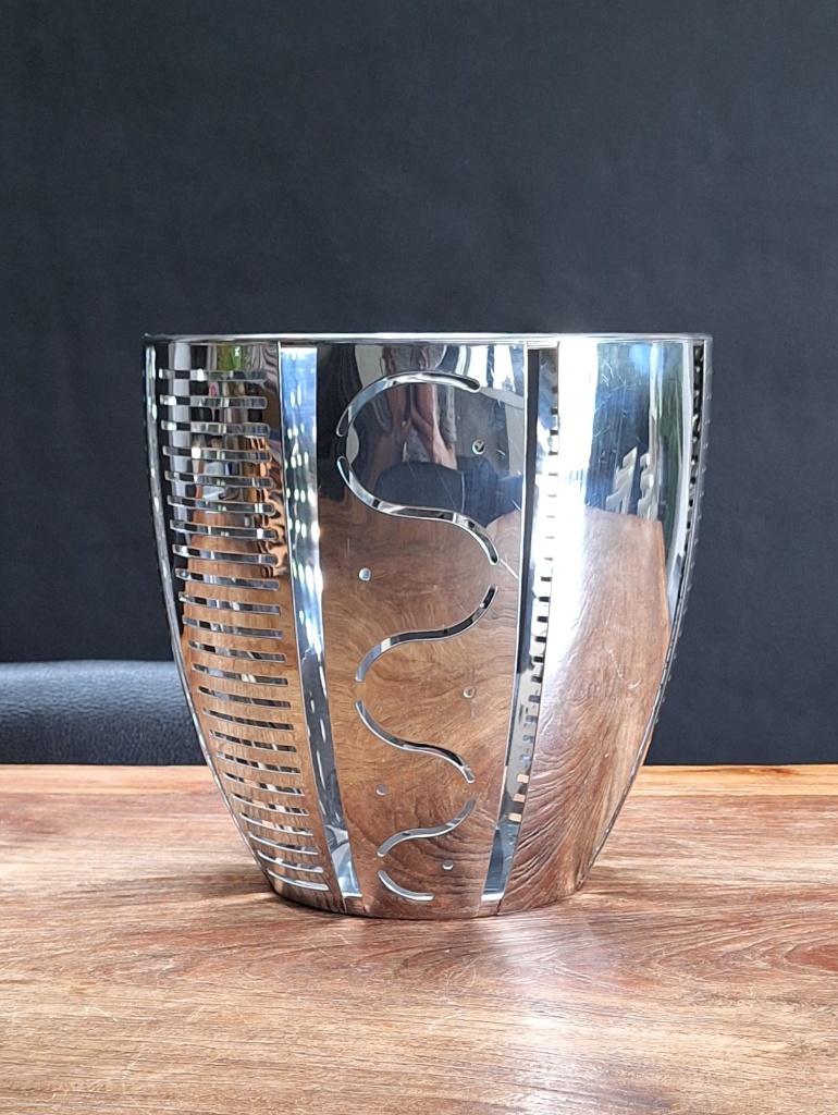 Alessi Helmut design citrus-mand rvs inox fruit-schaal, Overige materialen, Mand, Rond, Ophalen of Verzenden