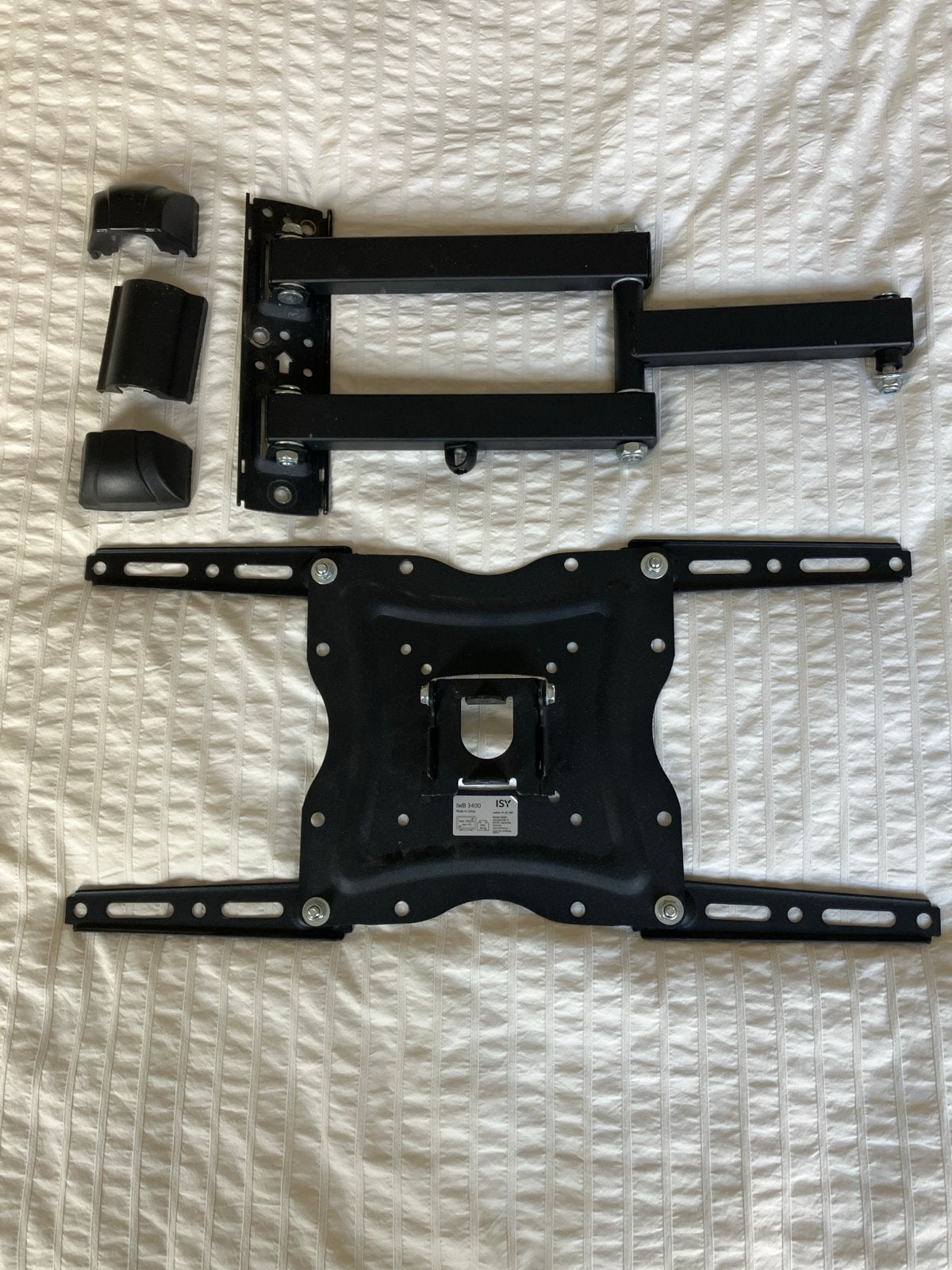 ISY IWB 3400 TV Beugel - Zwart, Max 65 inch/30kg, Ophalen of Verzenden, Gebruikt