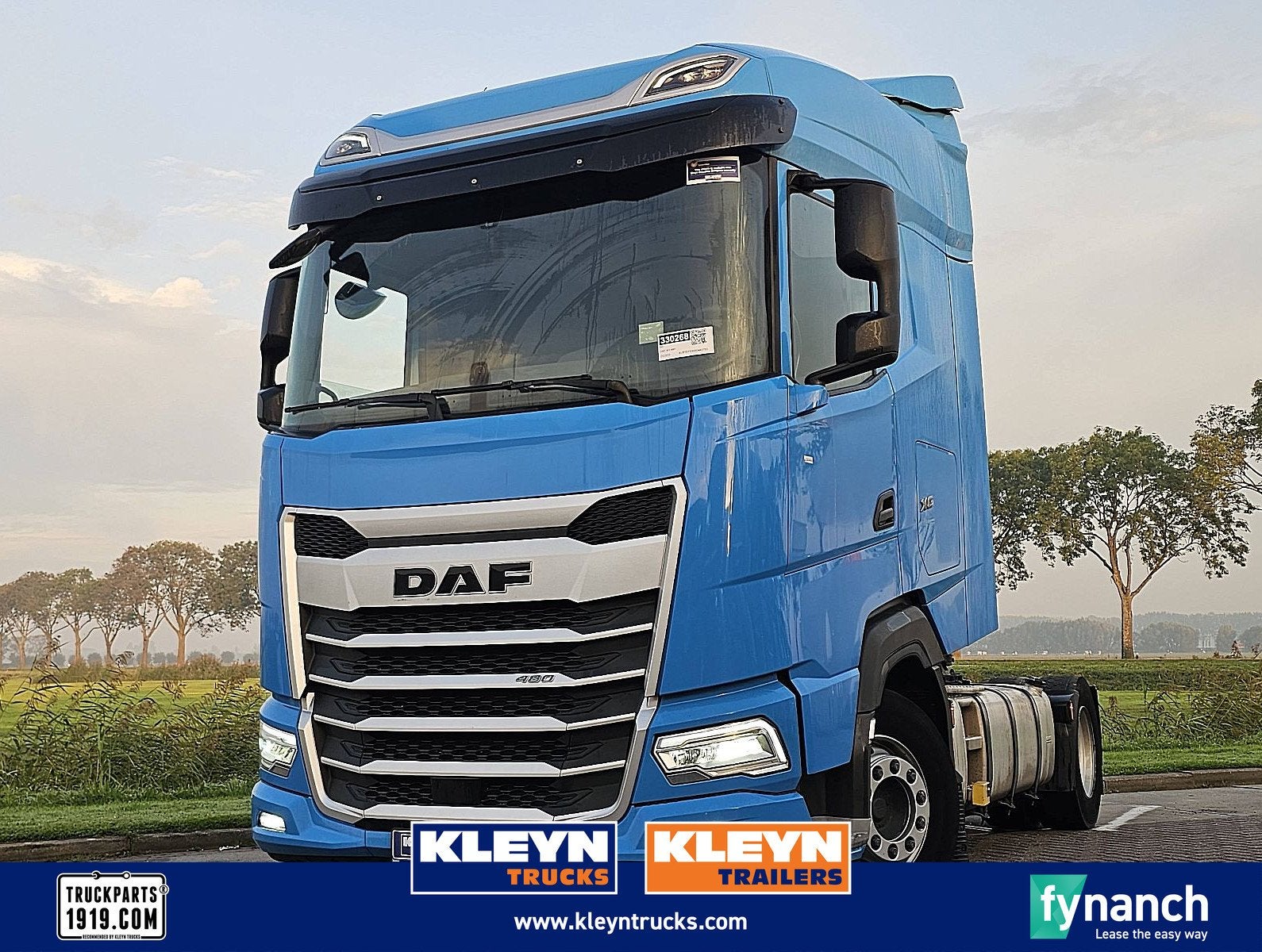 DAF XG 480 zf-intarder, Auto's, Automaat, Euro 6, Blauw, Verwarmde buitenspiegels