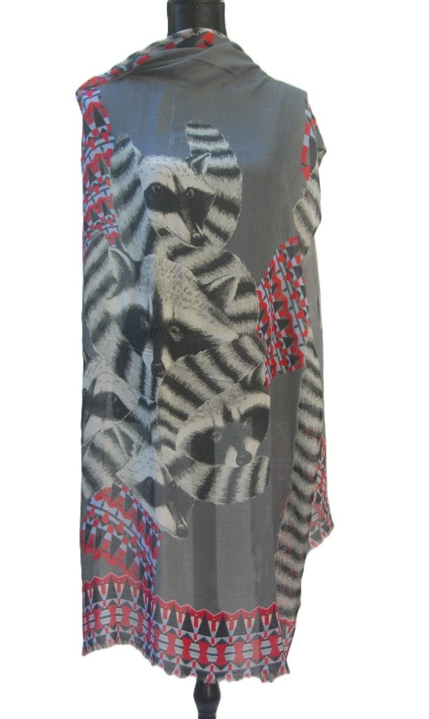MARCCAIN grote sjaal / foulard  wasbeer, Kleding | Dames, Mutsen, Sjaals en Handschoenen, Verzenden, Maat 46/48 (XL) of groter