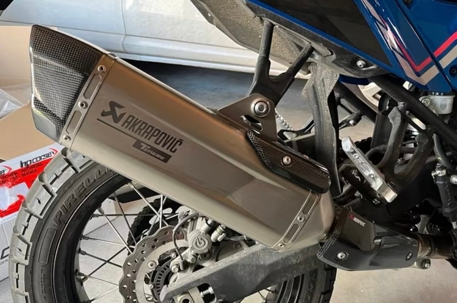 Akrapovic uitlaat voor Yamaha Tenere 700, Ophalen of Verzenden, Gebruikt