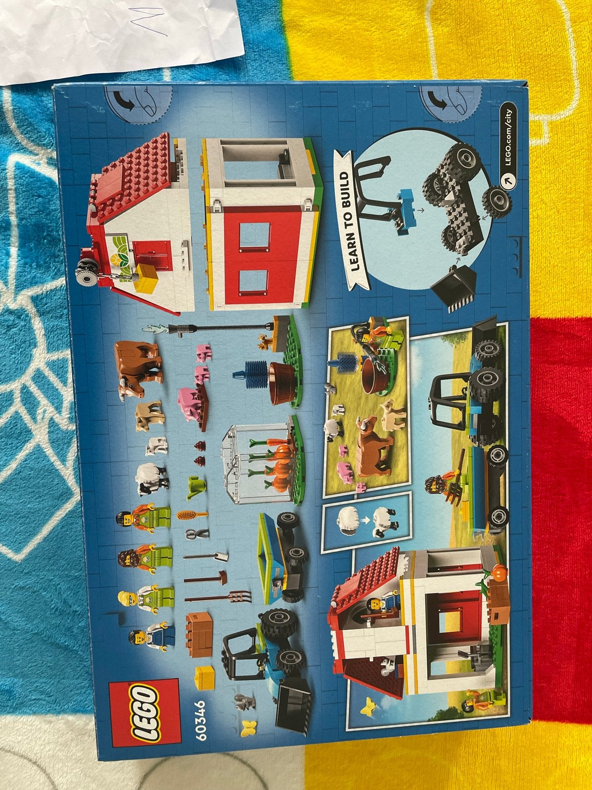 Lego City Boerderij met dieren (60346), Kinderen en Baby's, City, Lego, Ophalen of Verzenden, Zo goed als nieuw