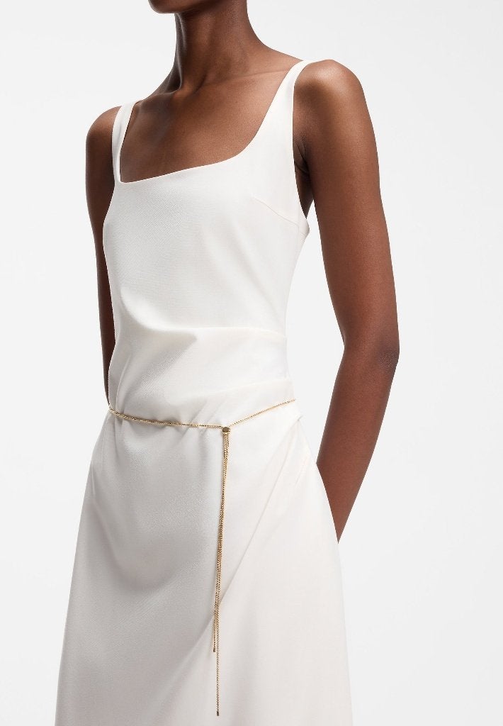 Hugo Boss dress, Kleding | Dames, Jurken, Maat 38/40 (M), Wit, Ophalen of Verzenden, Zo goed als nieuw