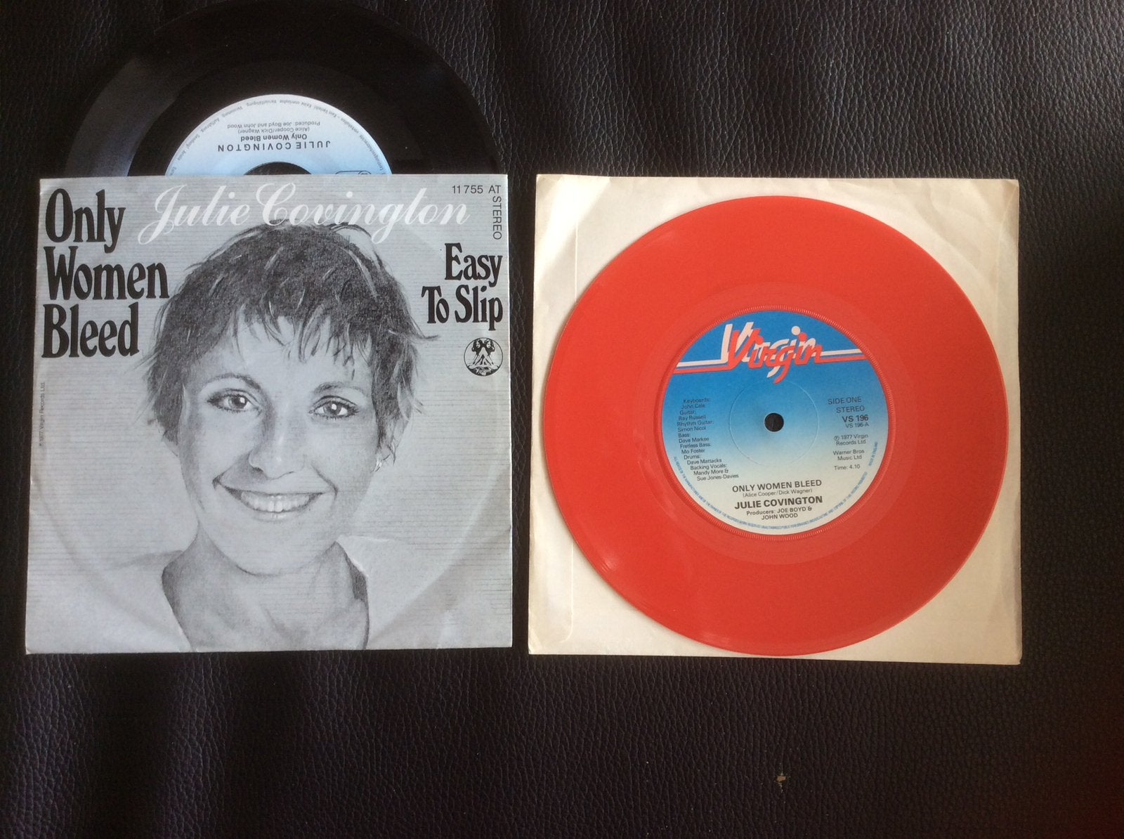 Julie Covington  met Only WOMEN Bleed en  Easy To Slip, Ophalen of Verzenden, Zo goed als nieuw, Pop