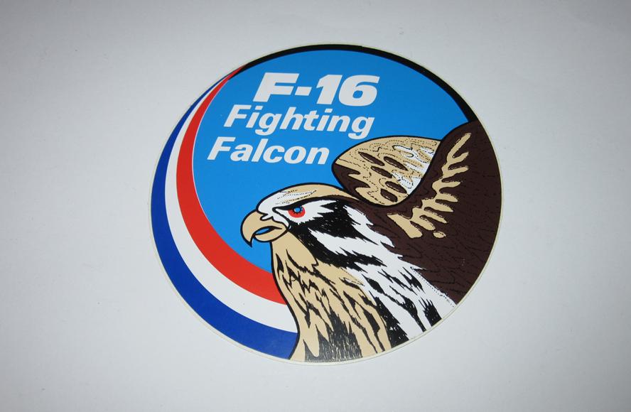 F-16 Fighting Falcon sticker, Verzenden, Luchtmacht, Nederland, Overige typen