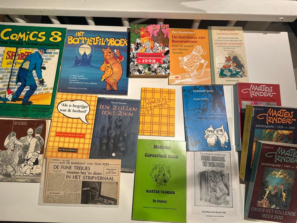 Grote collectie Marten Toonder boeken en stripboeken, Boeken, Meerdere stripboeken, Ophalen of Verzenden, Gelezen