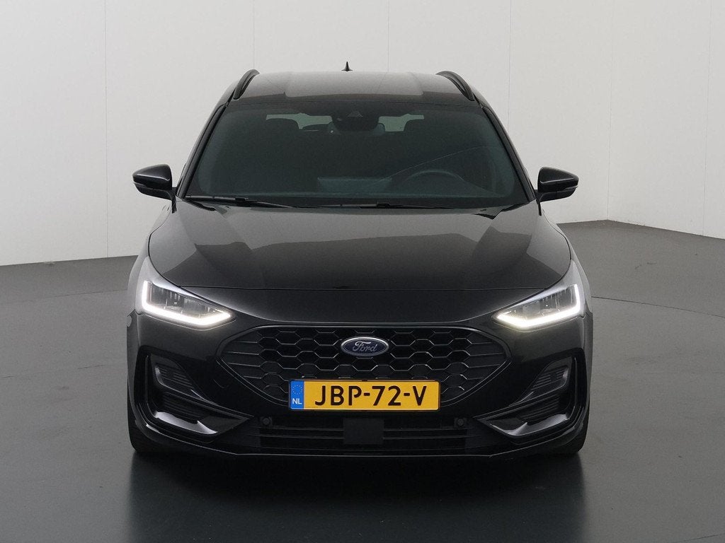 Ford Focus Wagon 1.0 EcoBoost Hybrid ST Line X | Winterpakke, Auto's, Stof, Gebruikt, Zwart, 155 pk