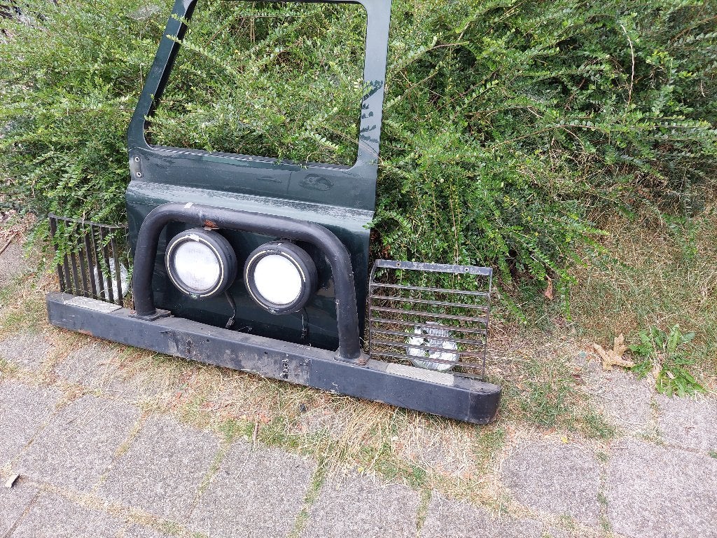 Landrover defender bullbar en koplampen, Auto-onderdelen, Sidebars, Gebruikt, Ophalen