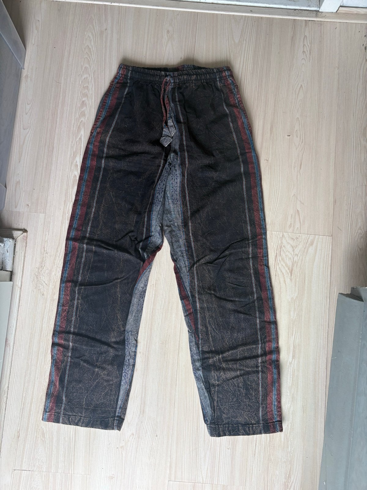 Unisex Hippie Broek 100% Katoen - Laxman's Collection, Maat 38/40 (M), Zwart, Ophalen of Verzenden, Lang