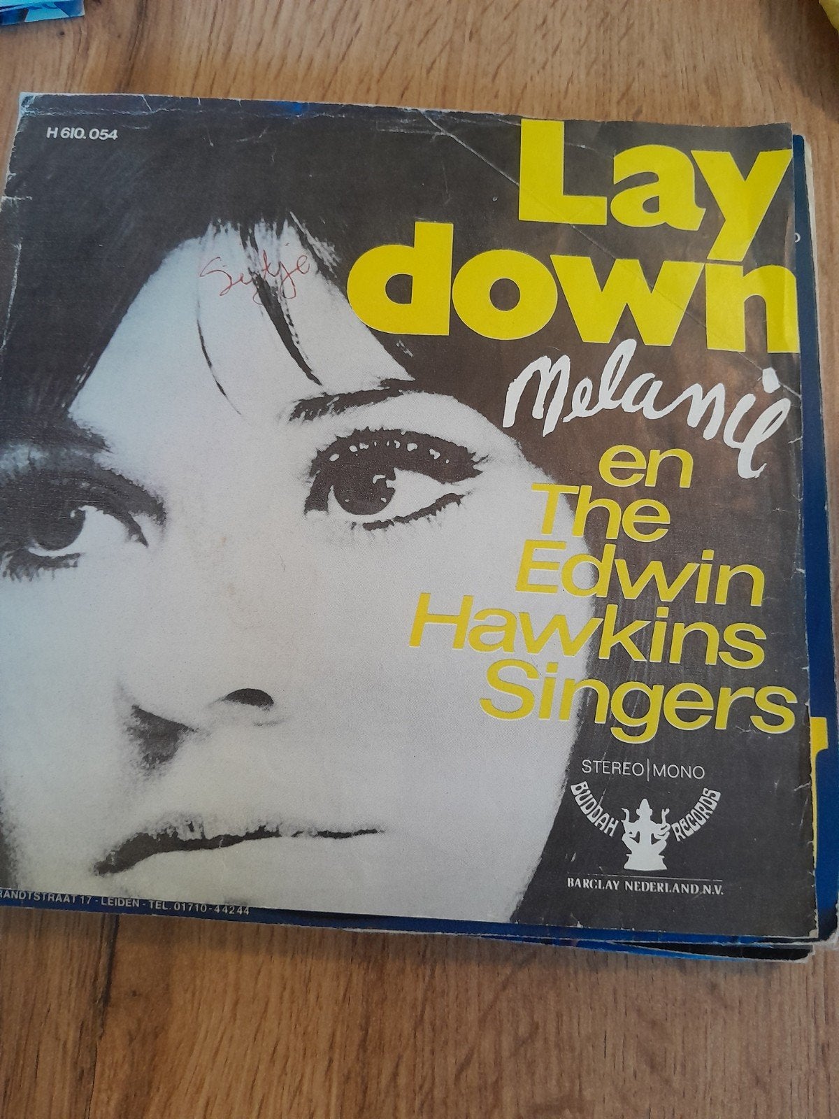 Melanie 7inch lay down, Ophalen of Verzenden, Zo goed als nieuw, Pop