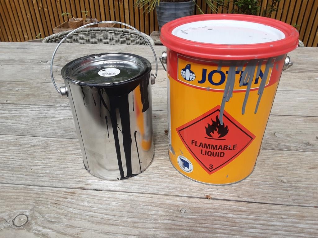 Jotun antifouling zwart en hechtprimer en sea force grey 88, Watersport en Boten, Ophalen of Verzenden, Nieuw, Overige typen, Zeilboot of Motorboot