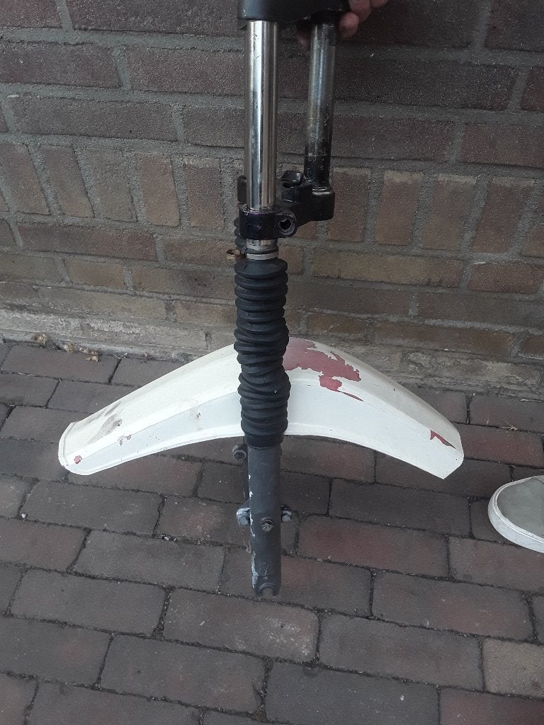Gilera citta voorvorken, Ophalen, Gebruikt, Zadel, Gilera