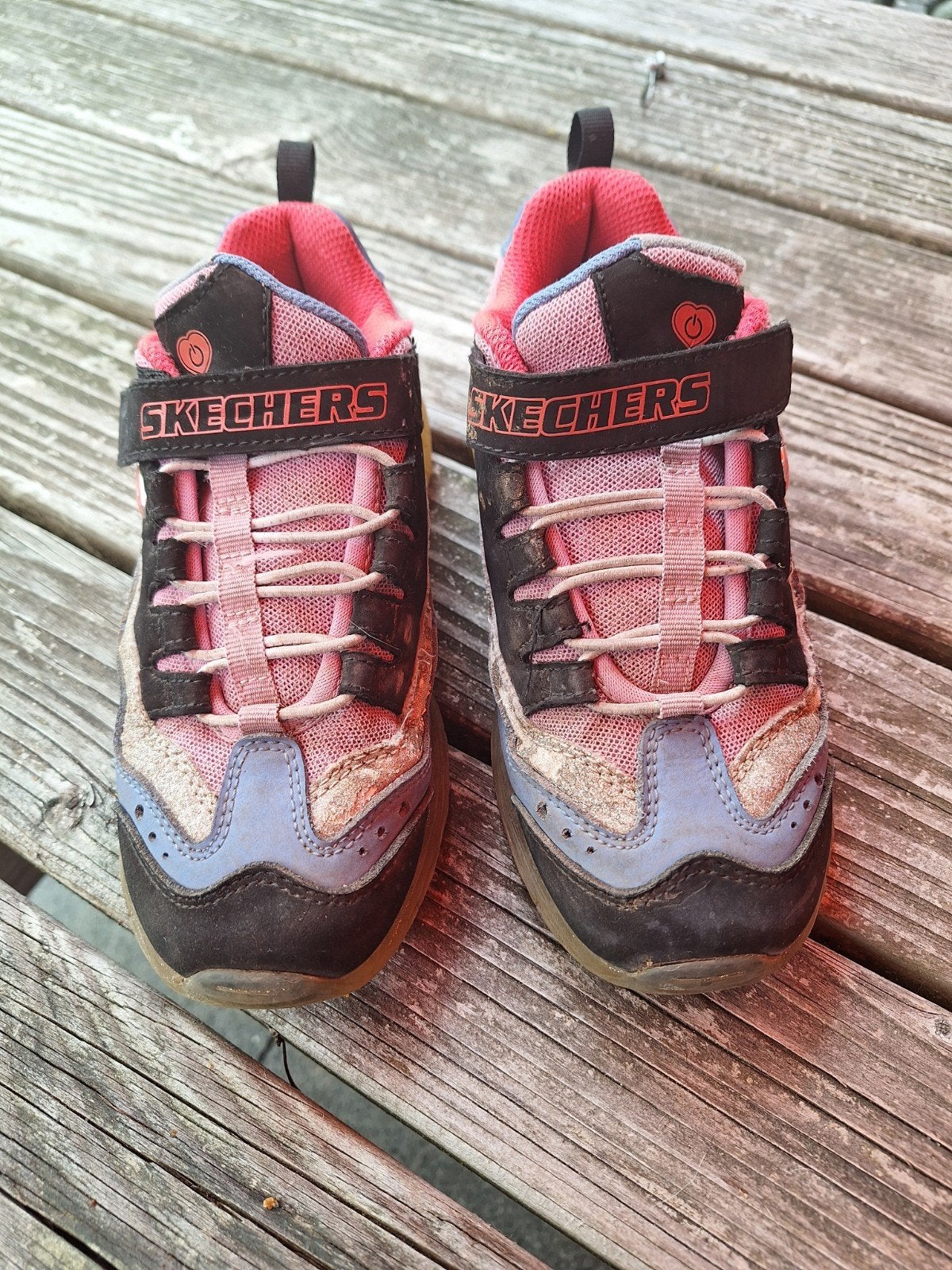 Skechers Ice Lights kinderschoenen met LED-verlichting mt 34, Ophalen, Gebruikt, Meisje, Schoenen