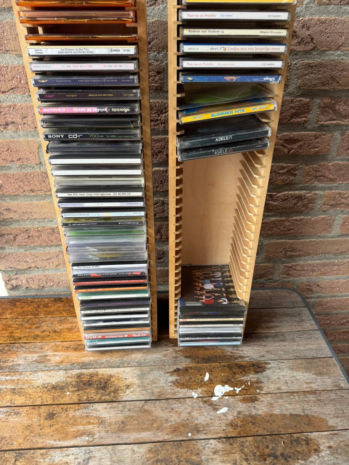 Gratis ophalen cd rek inclusief cds, Huis en Inrichting, Ophalen, Gebruikt, Cd's