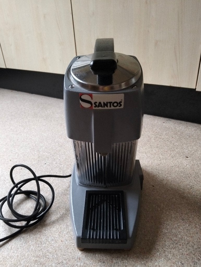 Santos professionele citruspers, Ophalen of Verzenden, Zo goed als nieuw, Elektrisch, Citruspers