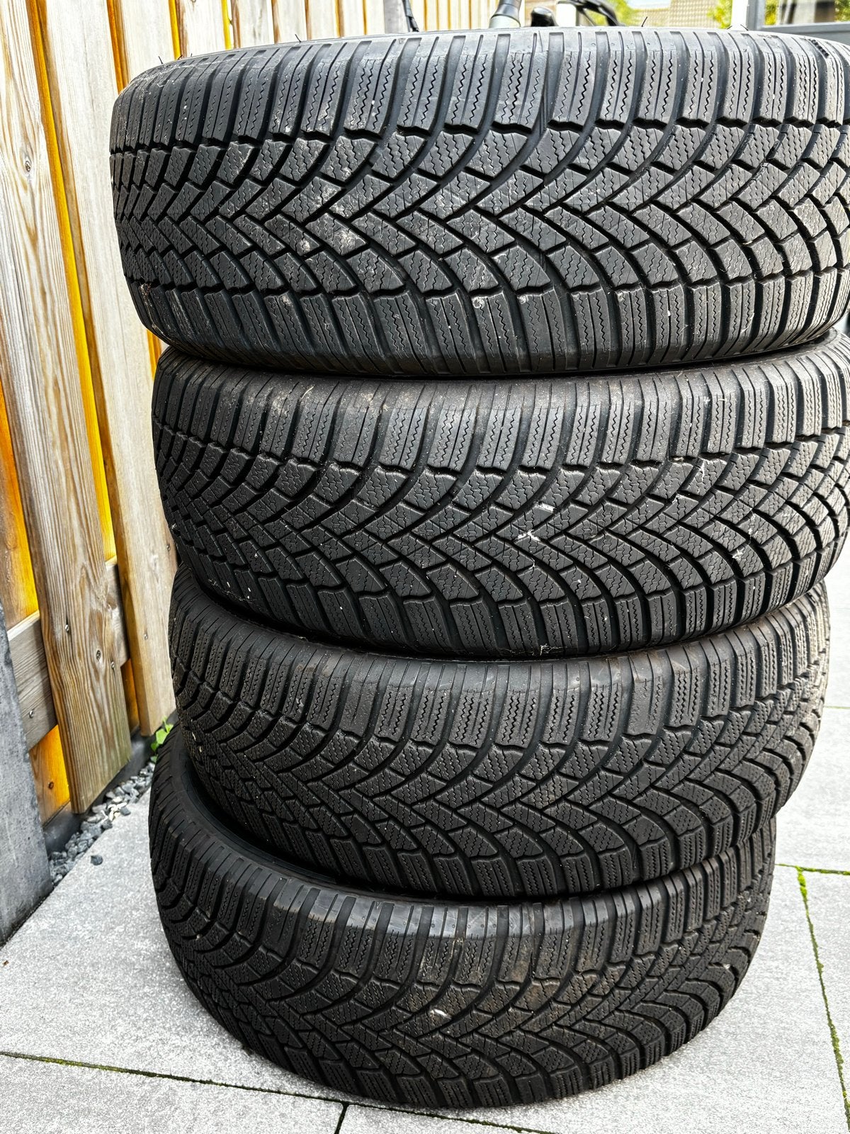 Bridgestone Blizzak LM005 winterbanden 205/55 R16 goede staa, Ophalen, Gebruikt, 16 inch, Band(en)