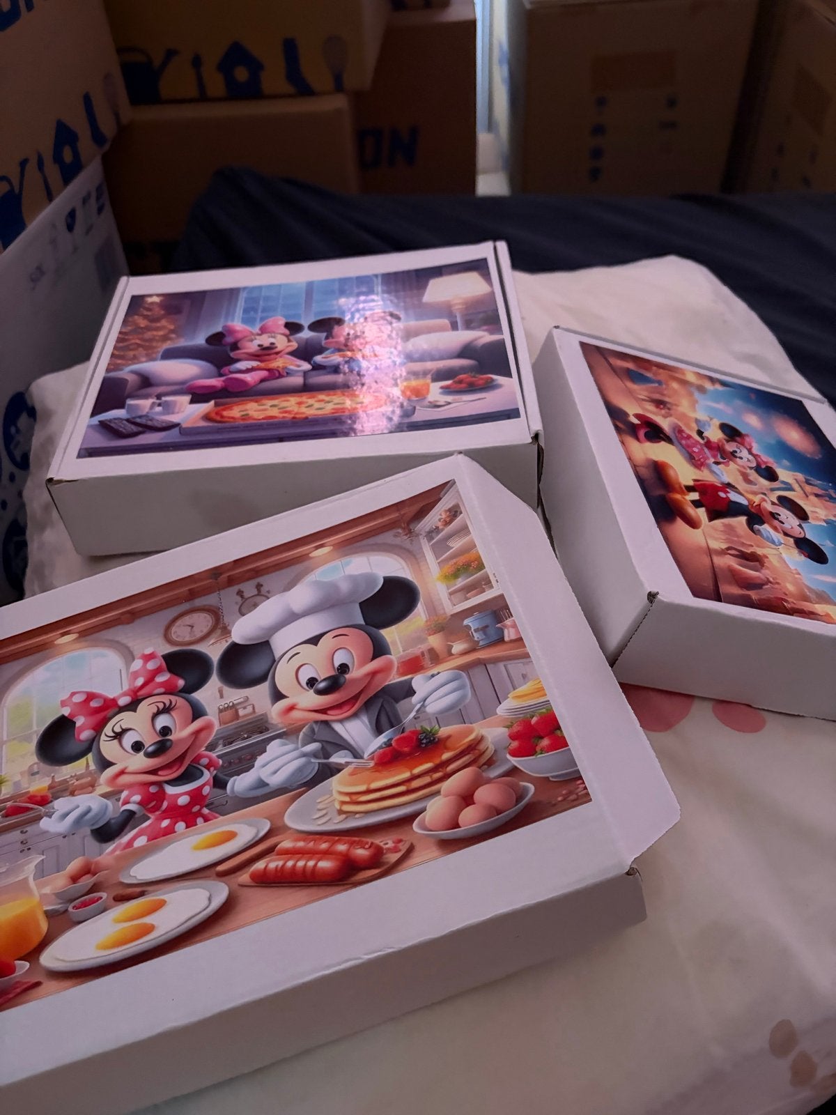 Mickey & Minnie Mouse Disney dozen - 3 stuks, Ophalen of Verzenden, Mickey Mouse, Zo goed als nieuw, Overige typen