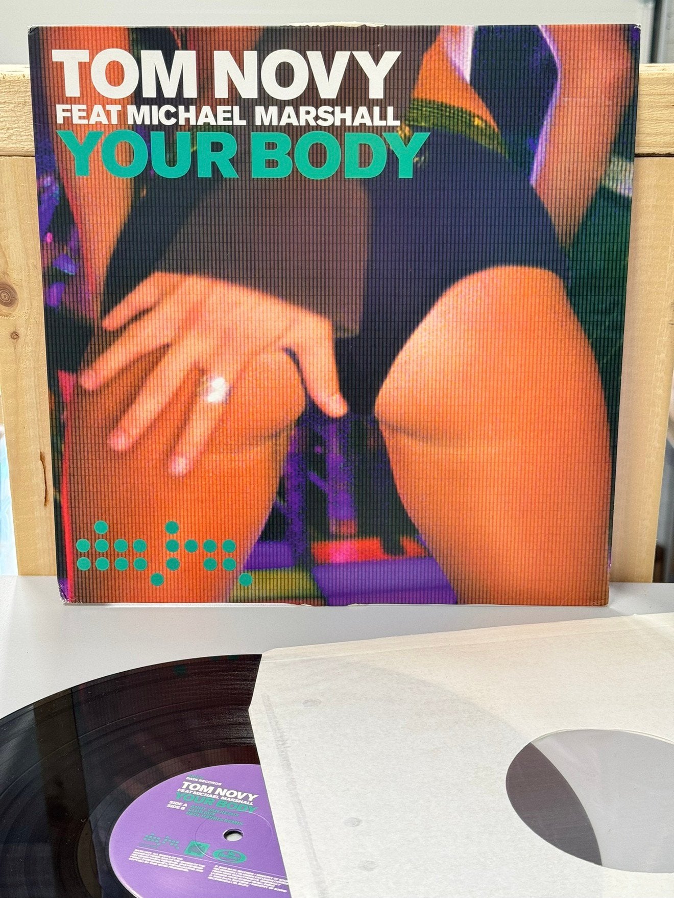 TOM NOVY feat MICHAEL marshall - Your Body Vinyl LP 3-track, Ophalen of Verzenden, Zo goed als nieuw, 12 inch