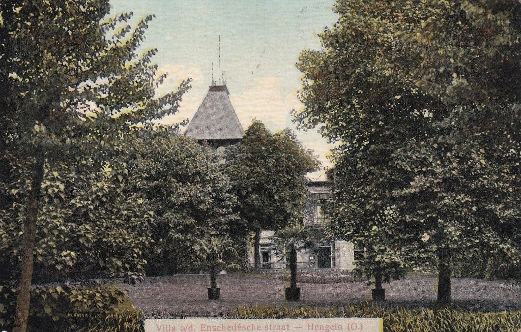 Hengelo, Enschede, 1908., Verzamelen, Verzenden, Voor 1920, Gelopen, Overijssel