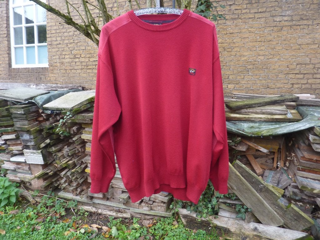 Paul & Shark bordeaurode trui 5 x XL, Ophalen of Verzenden, Zo goed als nieuw, Maat 56/58 (XL), Rood