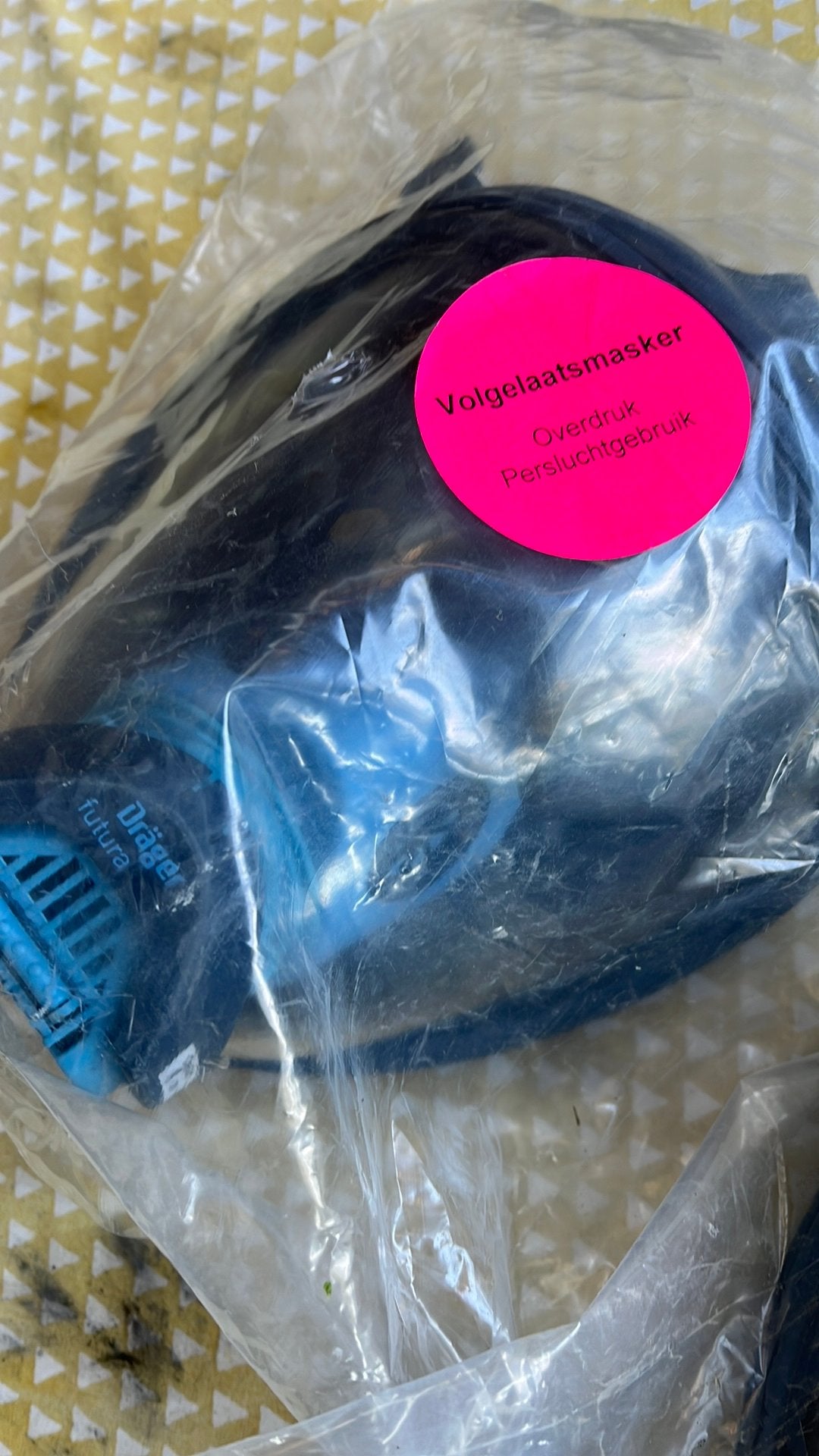 Dräger futura vol gelaatmasker 1x  nieuw in verpakking, Doe-het-zelf en Verbouw, Adembescherming, Verzenden, Nieuw, Volgelaatsmaskers