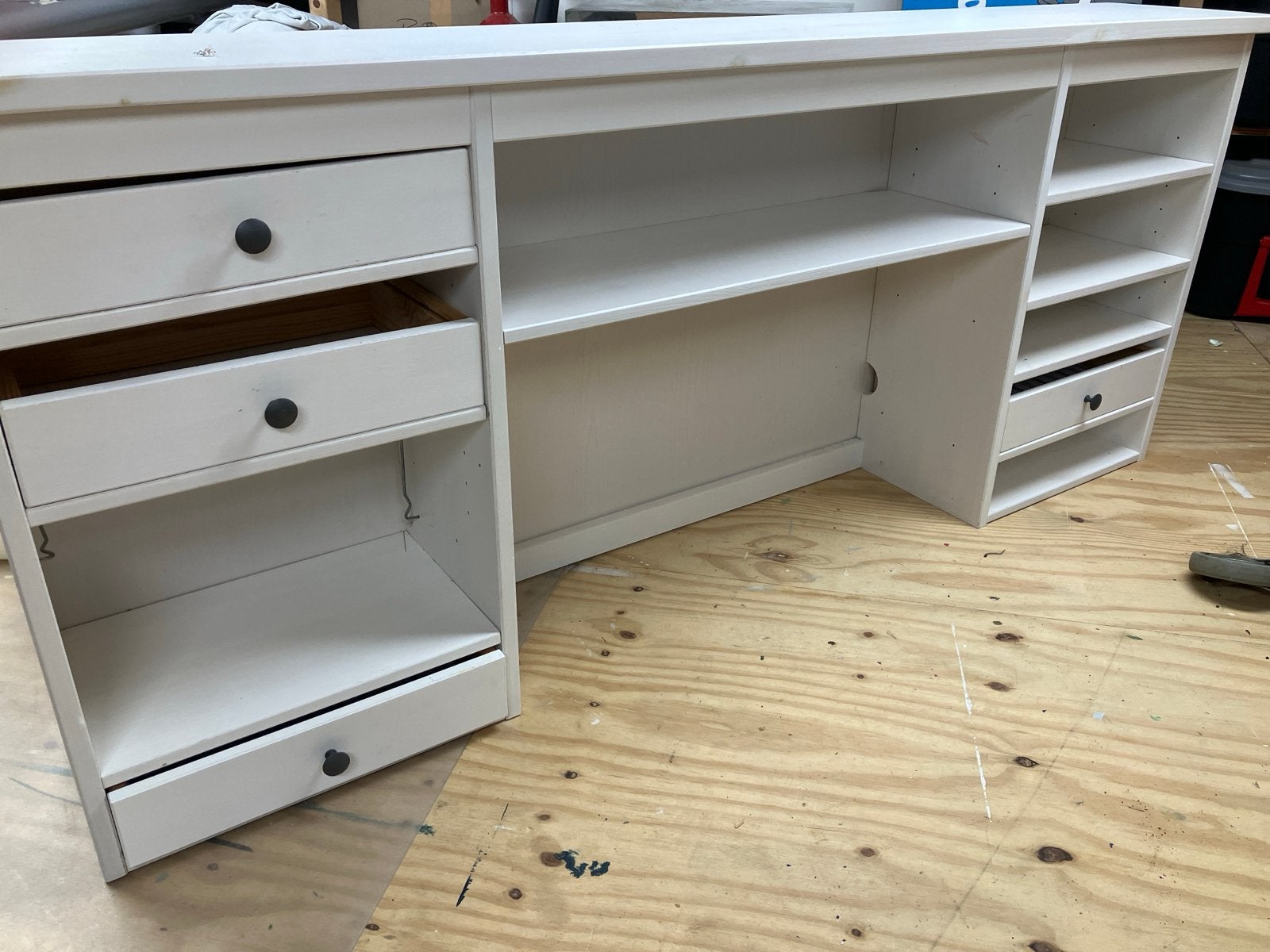 IKEA HEMNES Bureau Opzetstuk met 2 Extra Laatjes, Ophalen, Overige typen, Gebruikt, Scandinavisch