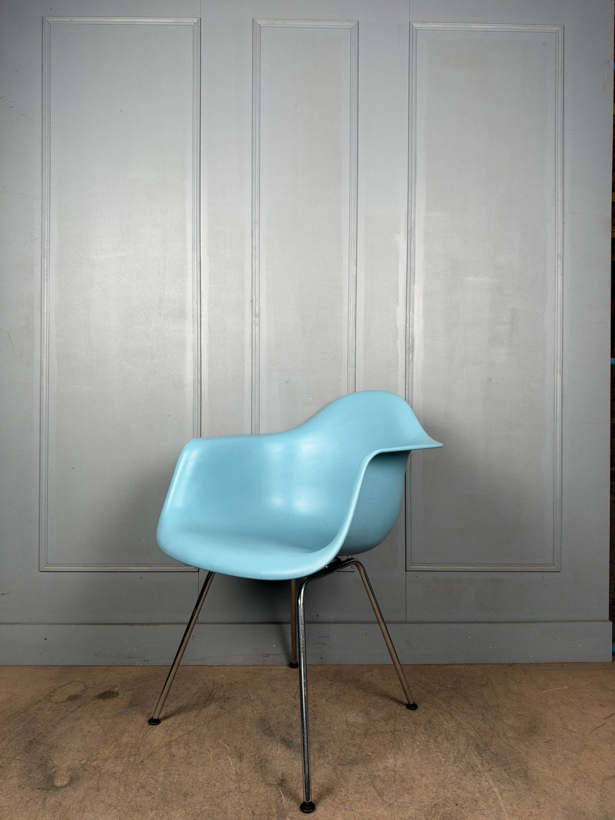 Partij Vitra Eames DAX design stoelen verschillende kleuren, Vitra, Kunststof, Blauw, Ophalen of Verzenden
