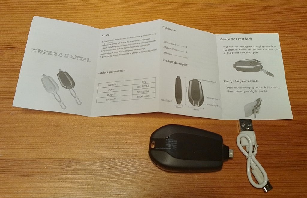 Powerbank Sleutelhanger, Ophalen of Verzenden, Zo goed als nieuw