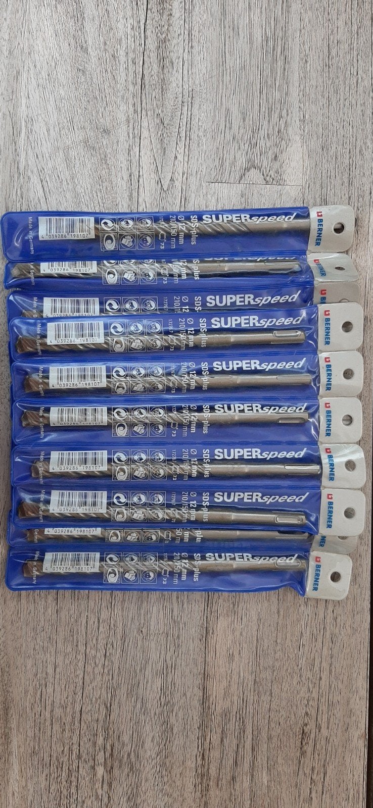 Berner SUPERspeed SDS-plus Boor 12mm, Ophalen of Verzenden, Nieuw, Overige typen