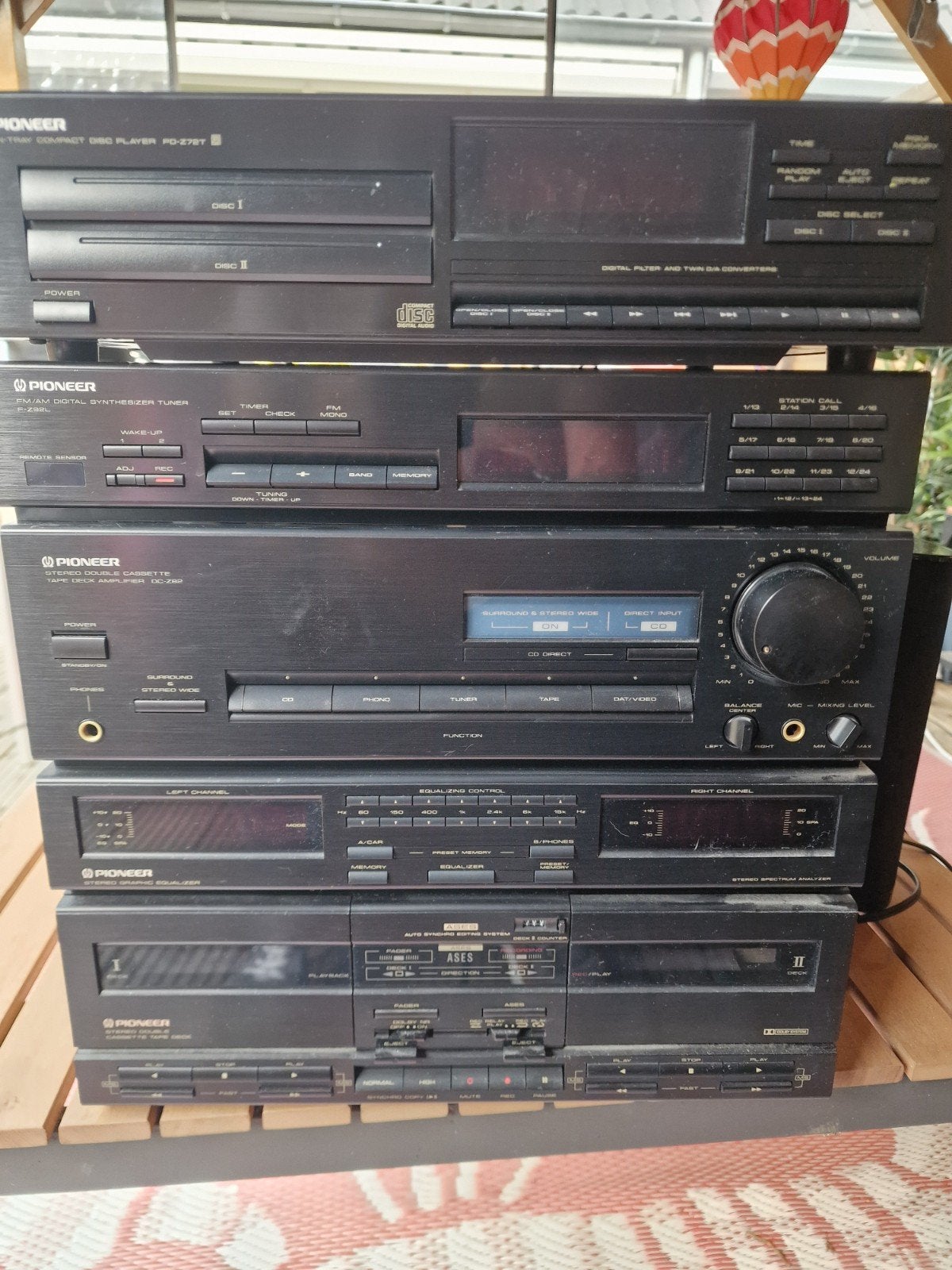 Pioneer stereotoren, Ophalen, Cassettedeck, Pioneer