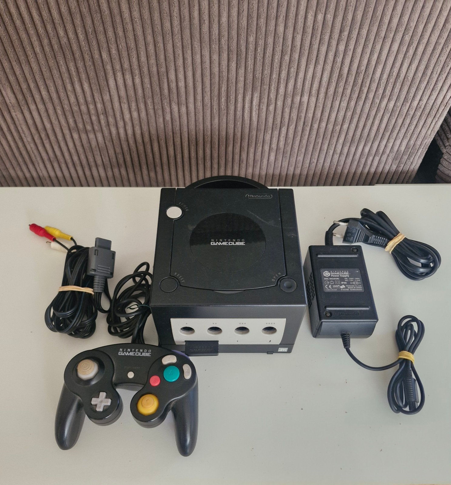 Nintendo GameCube - Zwart, Spelcomputers en Games, Ophalen, Zwart, Zo goed als nieuw, Met geheugenkaart