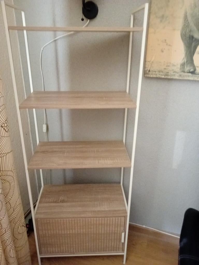 Stellingkast met kastje - 150x56x30 cm, Ophalen