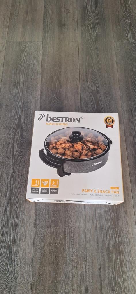Bestron party en snack pan, Ophalen of Verzenden, Zo goed als nieuw, Overige materialen, Overige typen