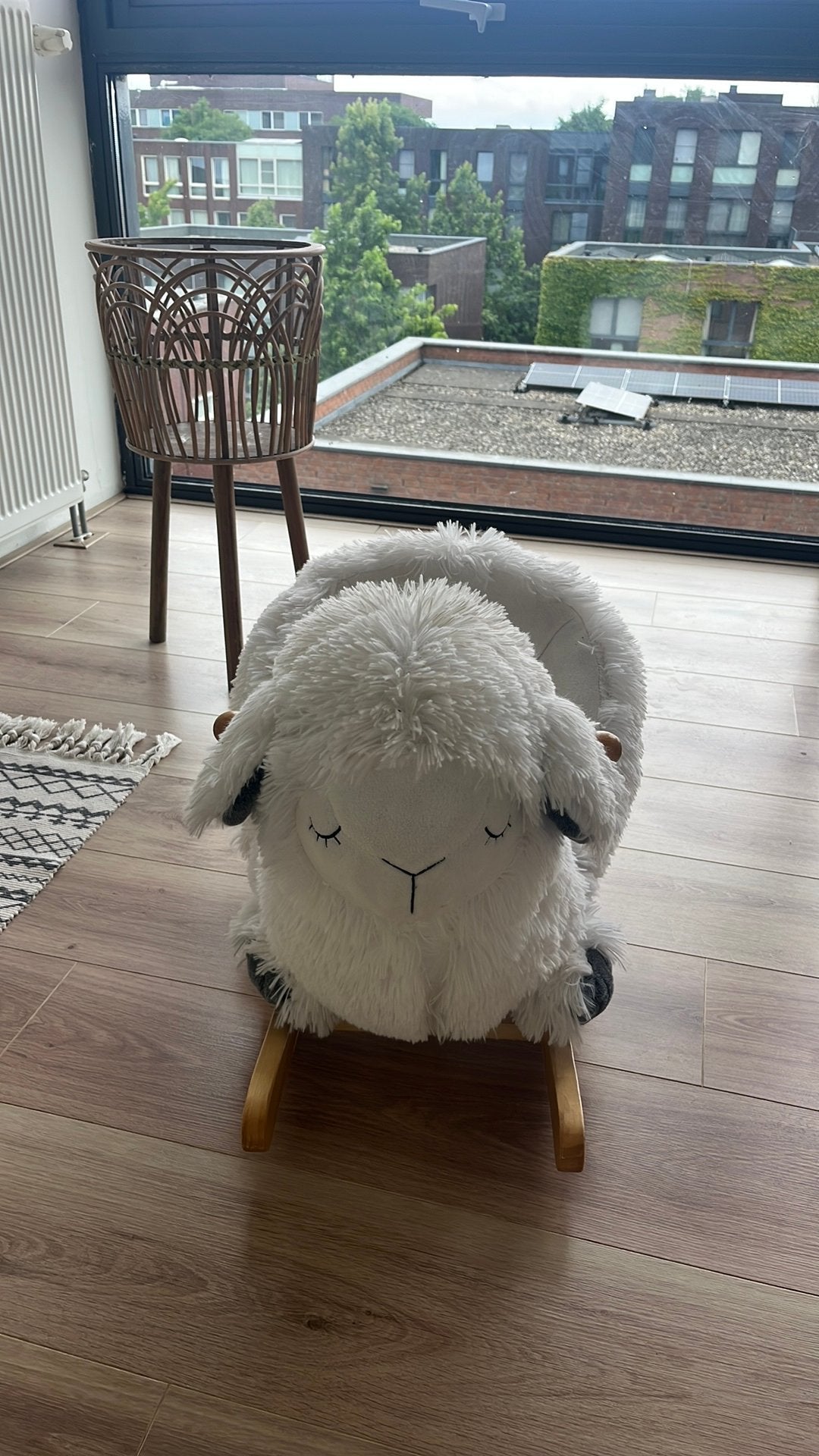 Leuk hobbelschaap schommelschaap, Ophalen, Gebruikt