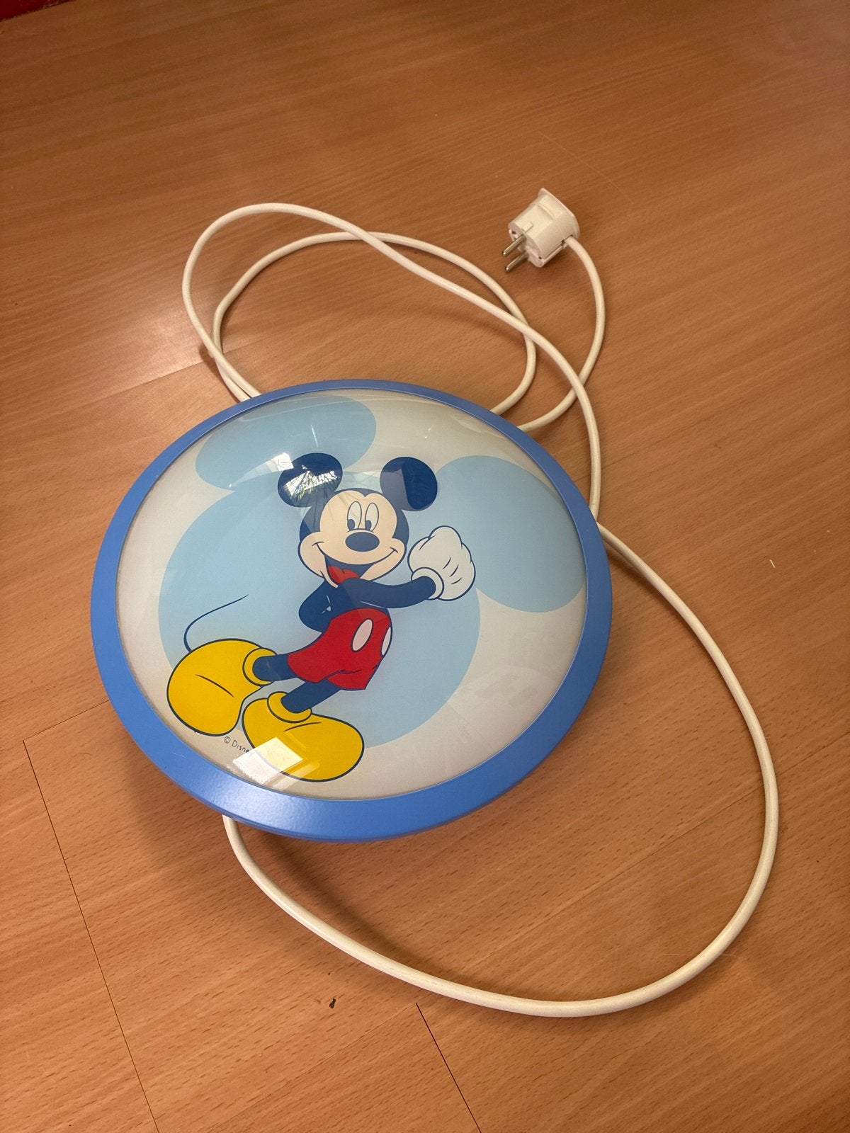 Mickey Mouse Plafondlamp - Kinderkamer Lamp, Ophalen of Verzenden, Gebruikt, Lamp