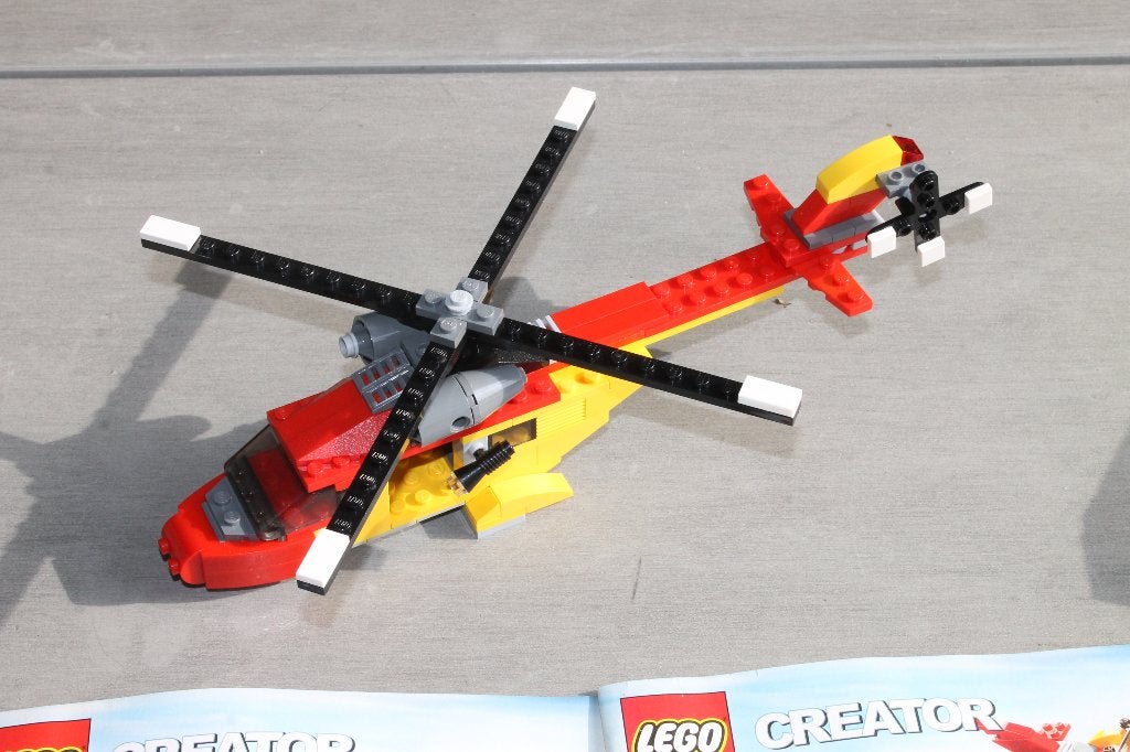 lego creator rediingshelicopter 5866 3 sets in 1, City, Lego, Inclusief instructies, Ophalen of Verzenden