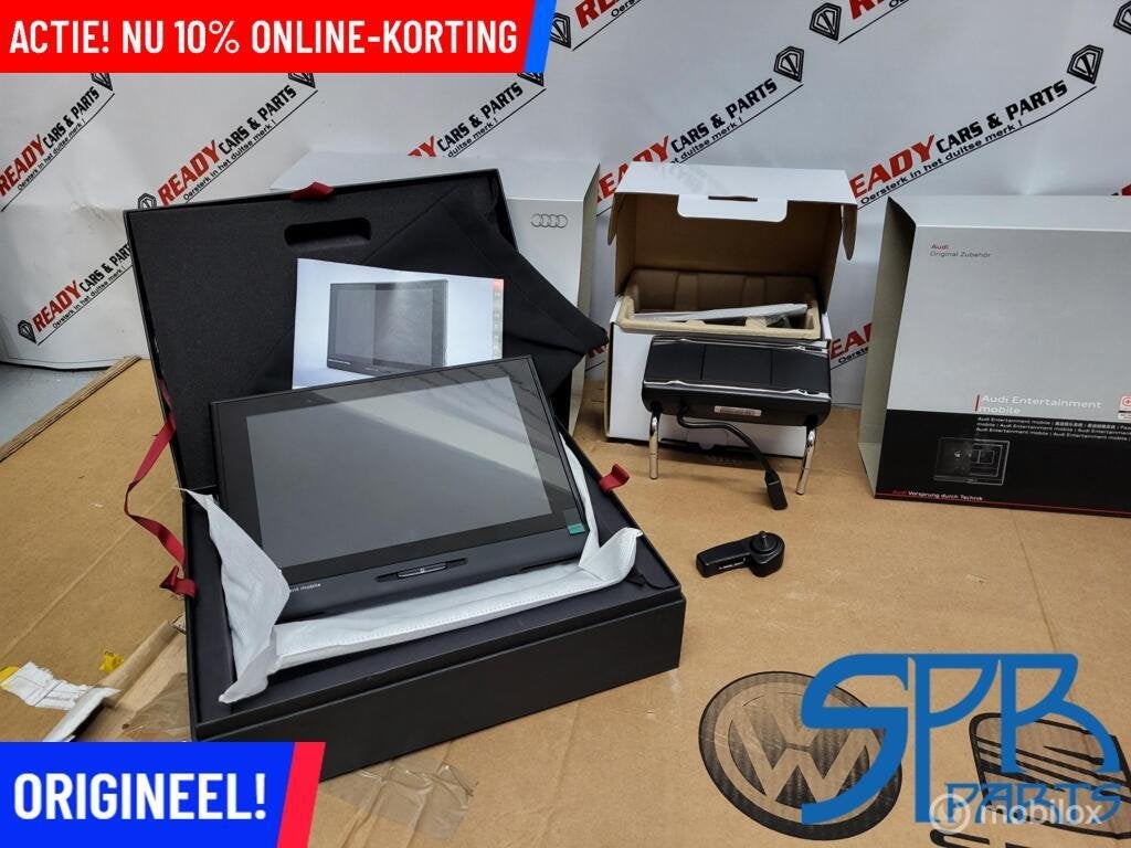 AUDI TV SCHERM SET 2X 10.1 INCH TABLET Houder ENTERTAINMENT, Audi, Nieuw, Audi, Ophalen of Verzenden