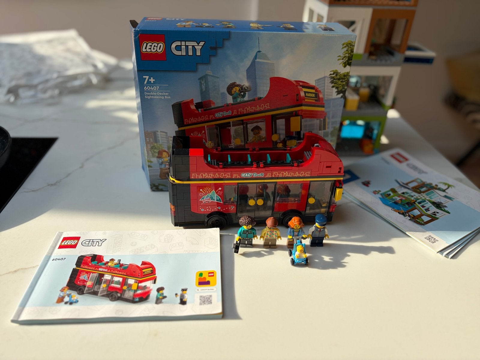 LEGO City 60407 Dubbeldekker Sightseeing Bus, Ophalen, Zo goed als nieuw
